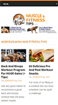 Mobile Screenshot of muscleandfitnesstips.org