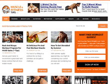 Tablet Screenshot of muscleandfitnesstips.org